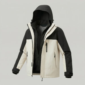 CHAQUETA DUO WTRPROOF 4 BOLS NG/BL HB