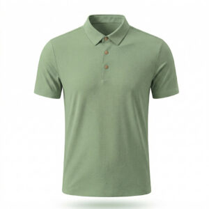 LT1 POLO TEXTURA SUAVE BOTÓN DORADO VD