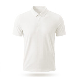 LT1 POLO TEXT CUADROS BOTÓN PLÁSTICO BL